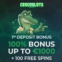 Crocoslots 20 gratis spins + 225 free spins + RR$3000 welcome bonus