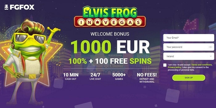 Elvis Frog Free Spins 