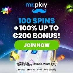 Mr.Play Casino [register & login] 100 free spins and R$200 bonus