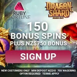 Ruby Fortune exclusive bonus banner 250x250
