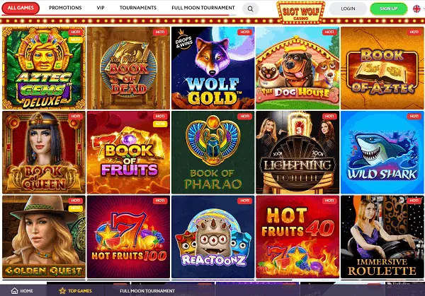 Slot Wolf Casino Review 