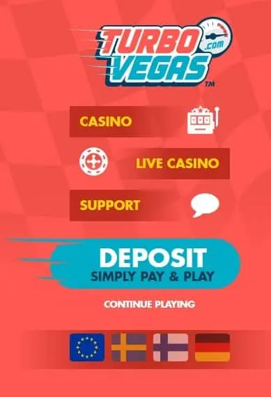 Turbo Vegas Casino - Pay N Play - No Account Required!